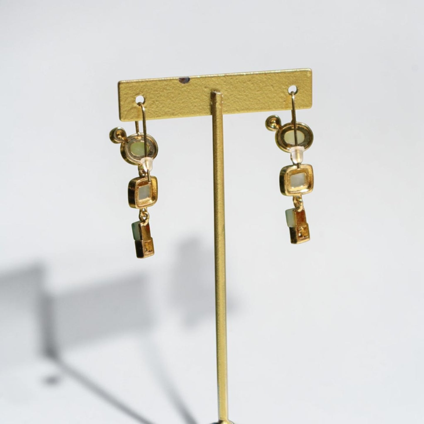Golden Forest Drop Earrings