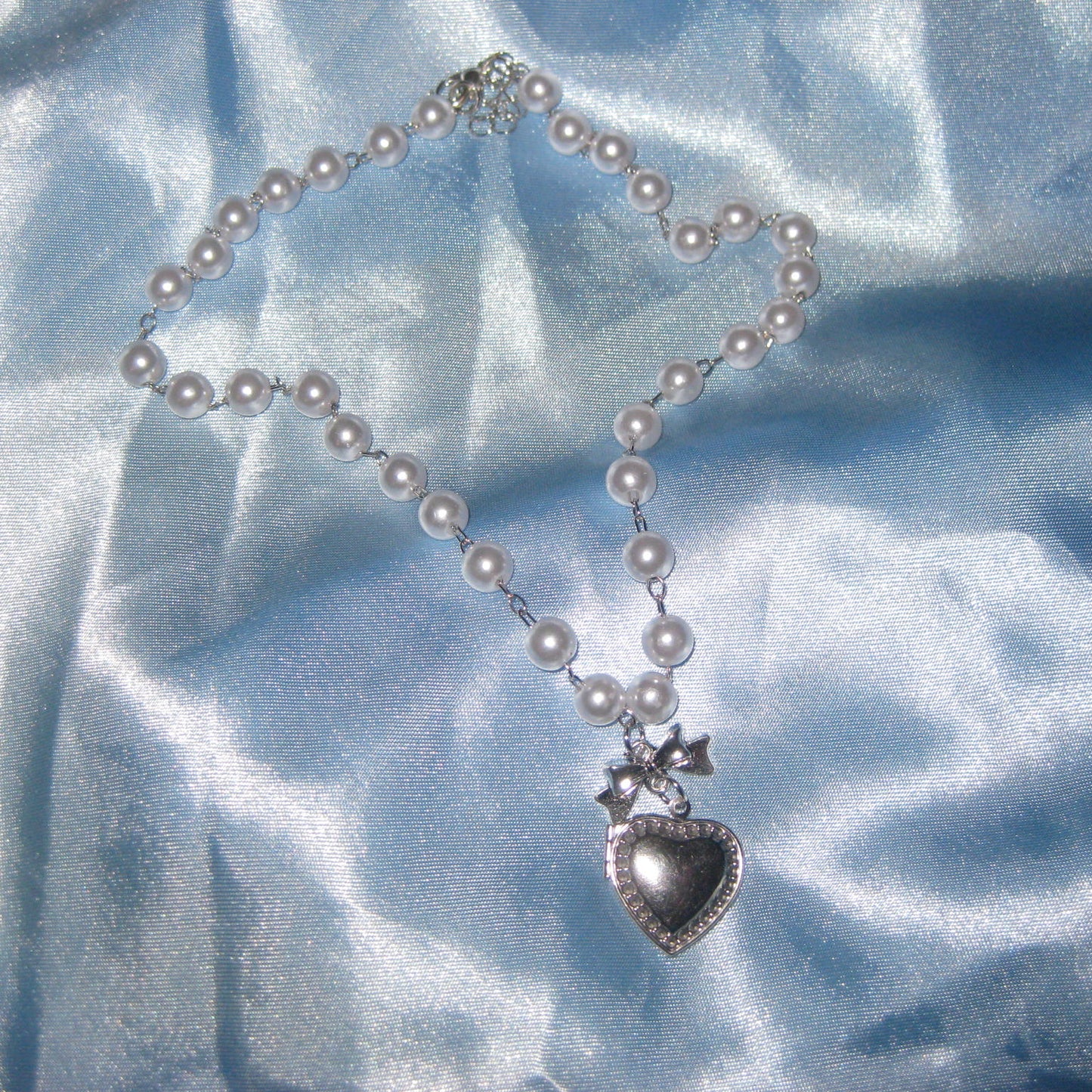 pearl beaded locket