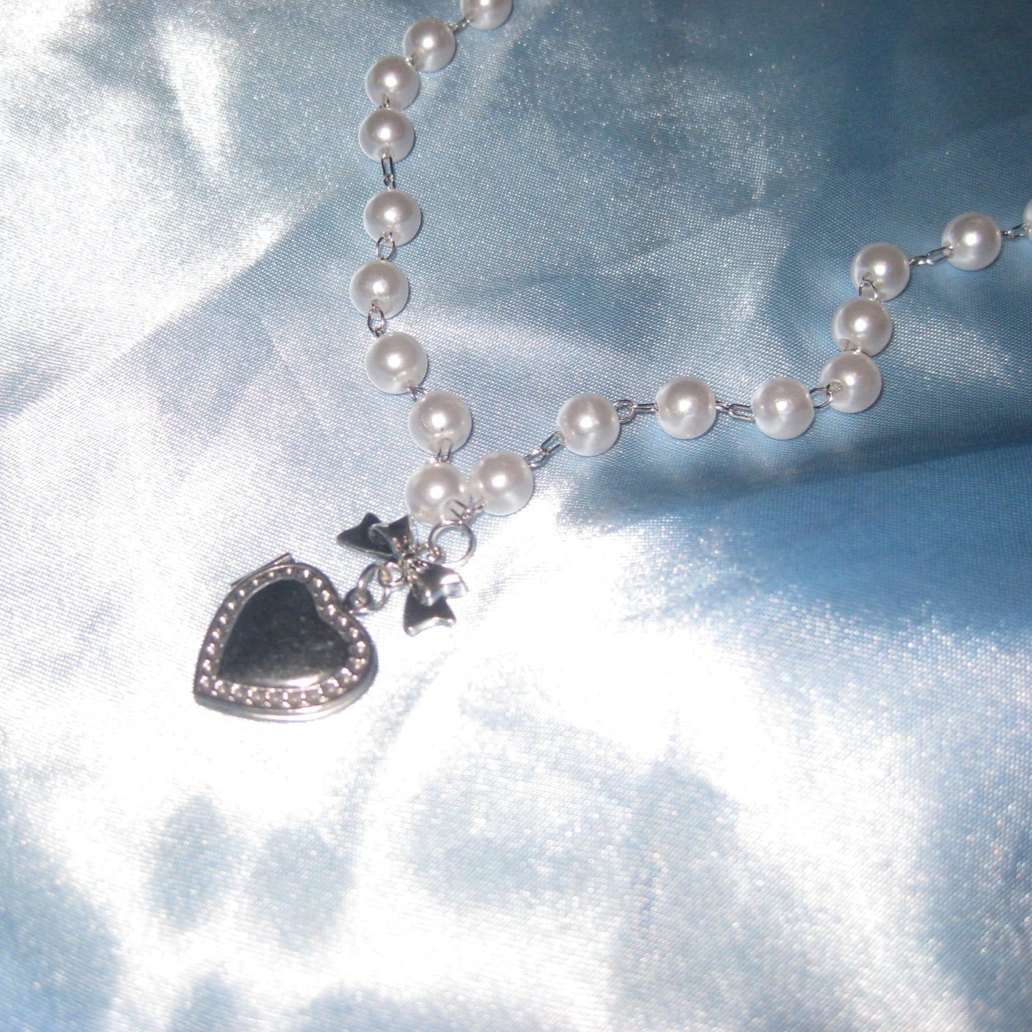 pearl beaded locket