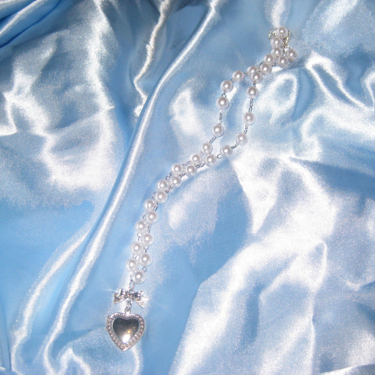 pearl beaded locket
