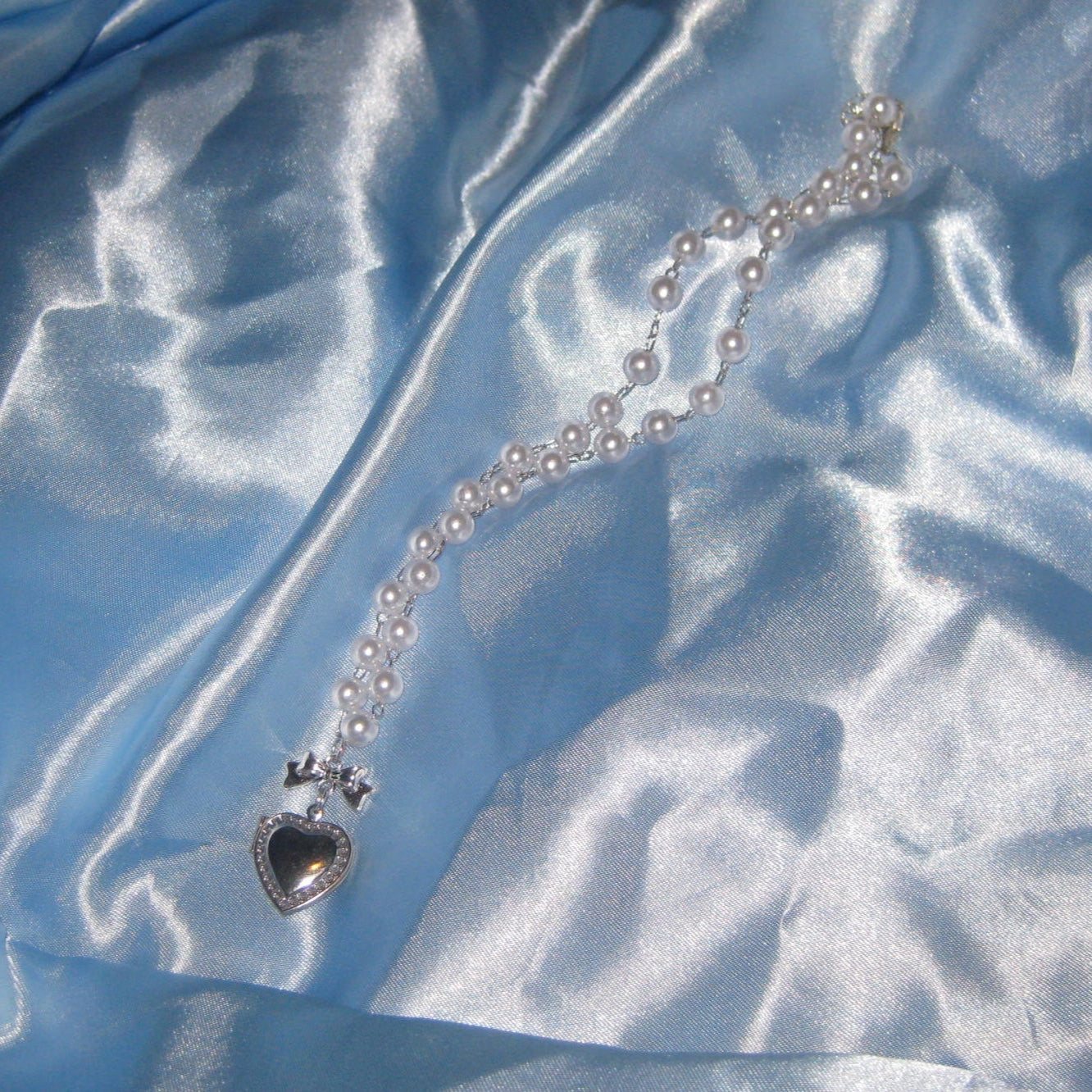 pearl beaded locket