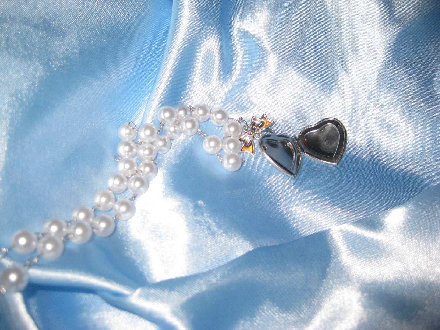 pearl beaded locket