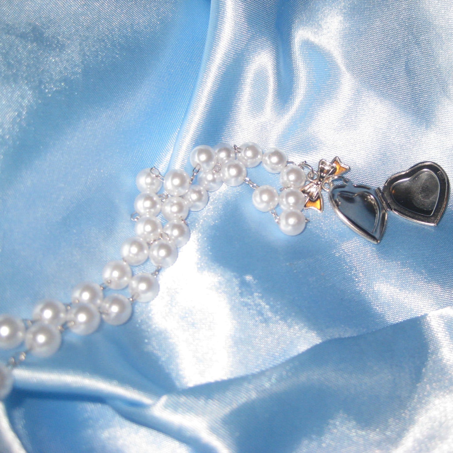 pearl beaded locket