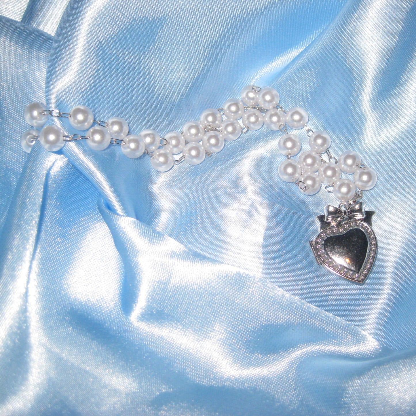 pearl beaded locket