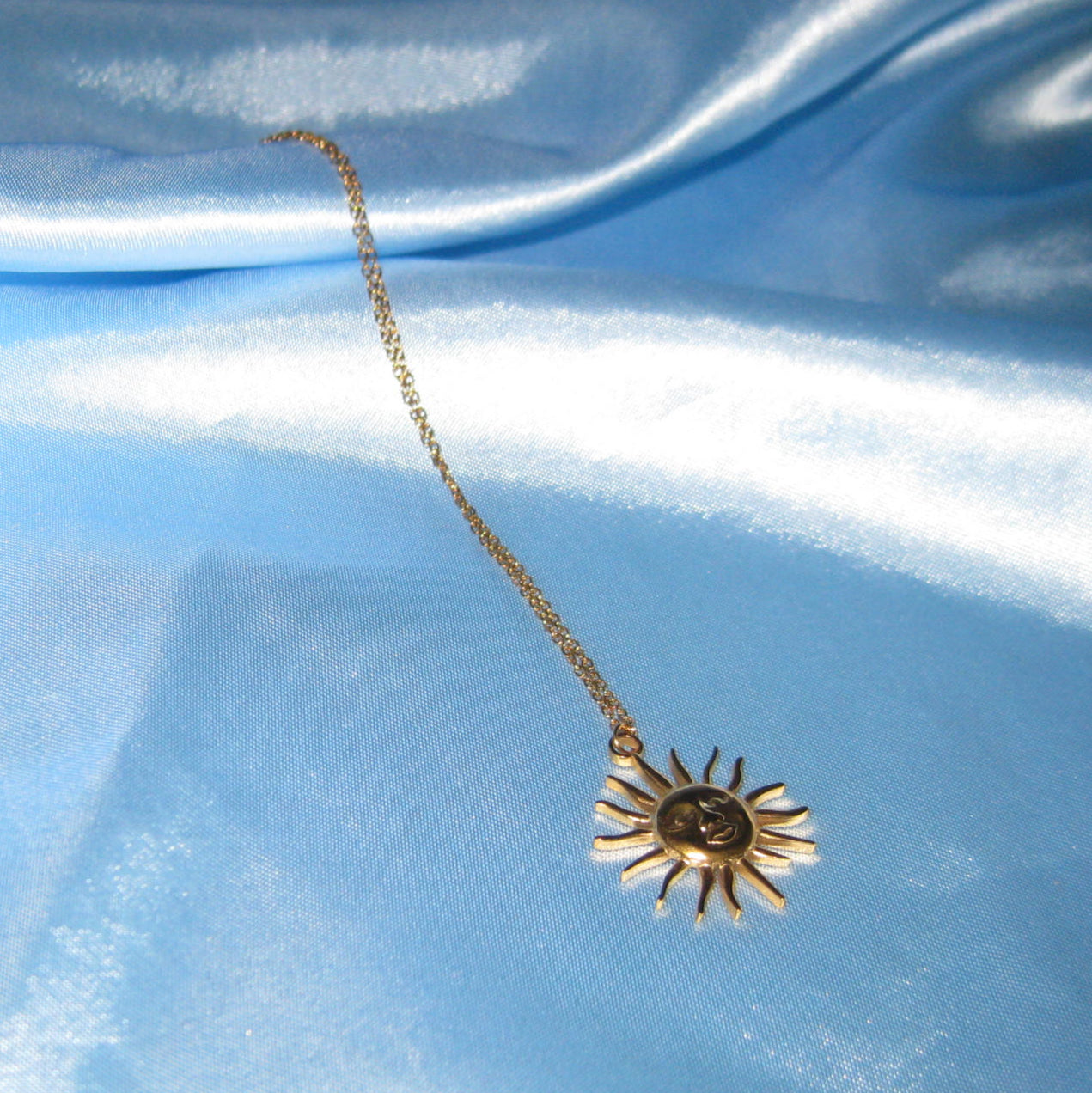 golden sun necklace