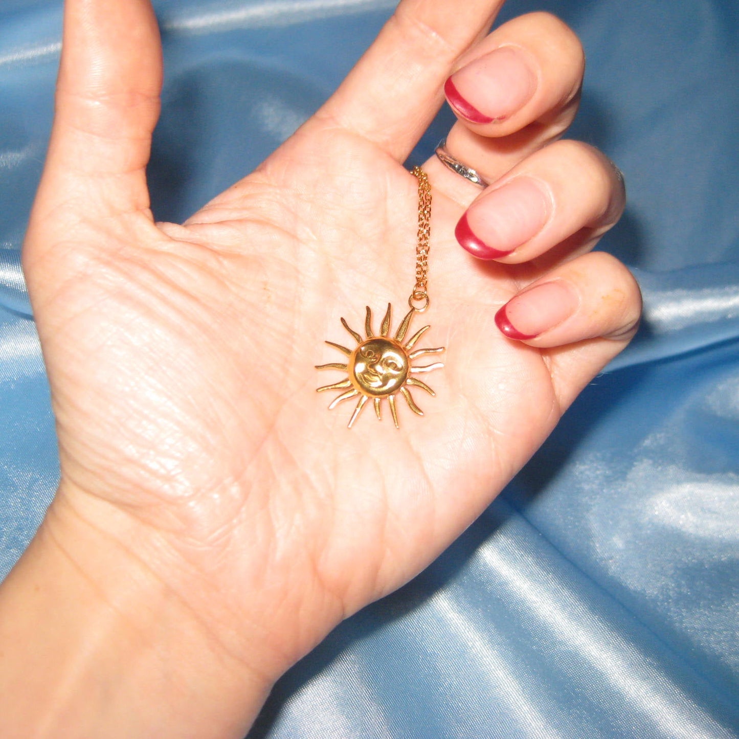 golden sun necklace