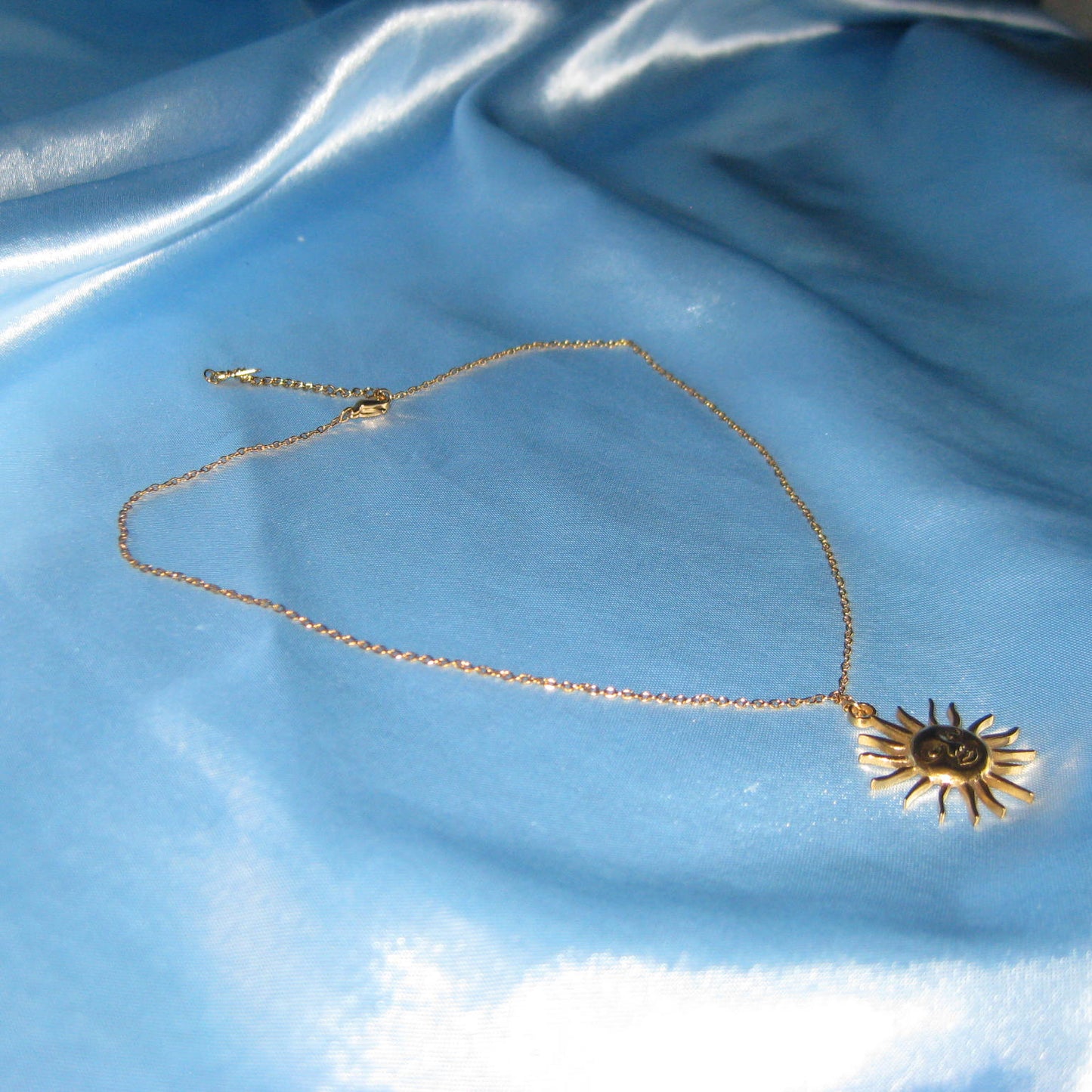 golden sun necklace