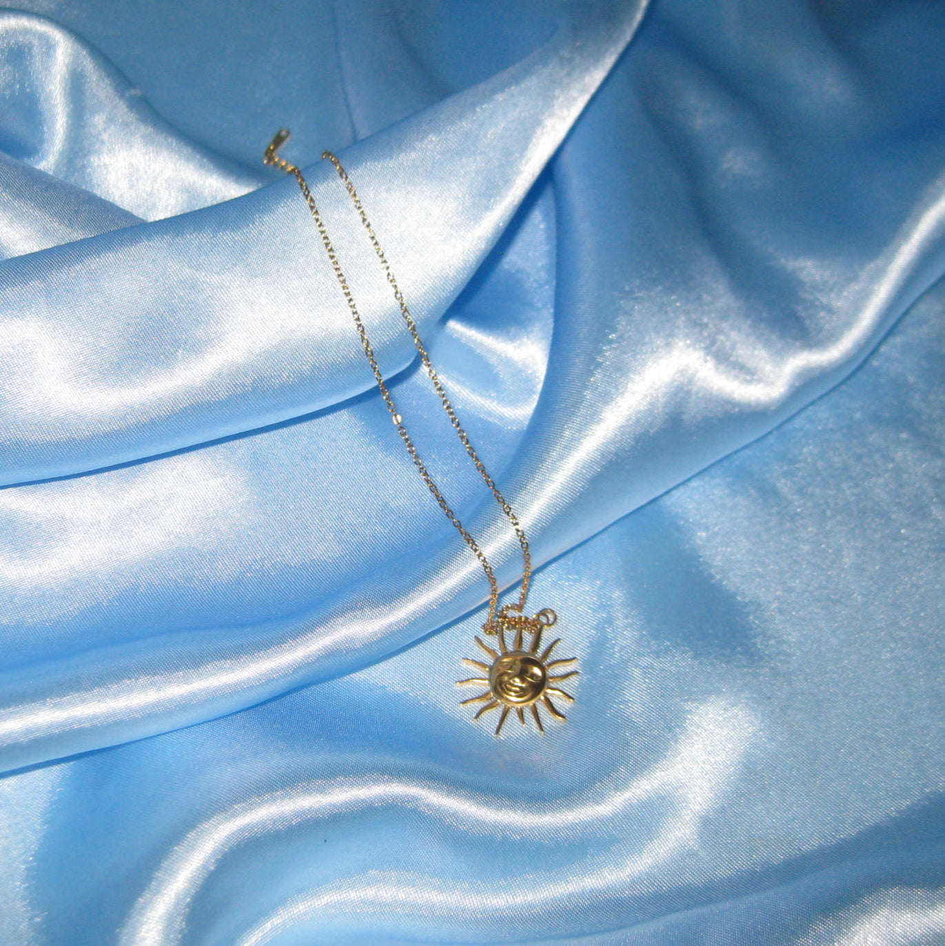 golden sun necklace