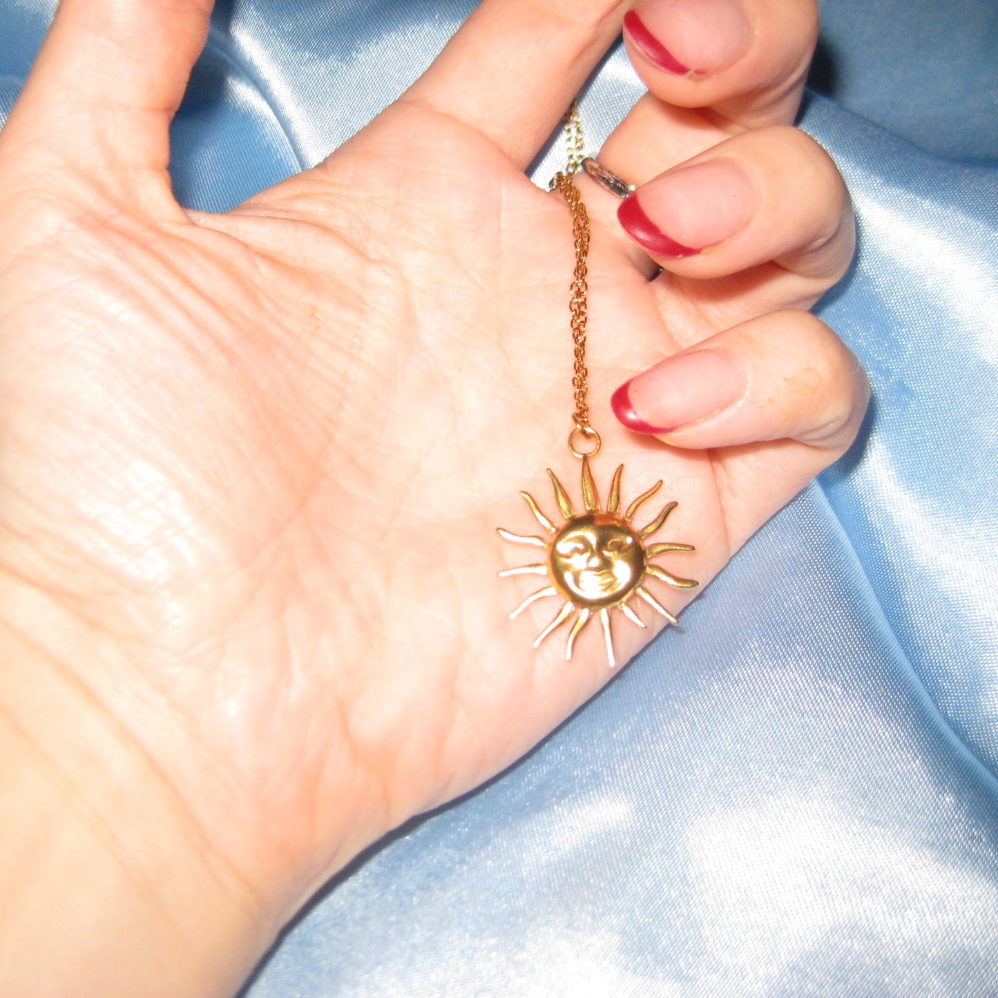 golden sun necklace