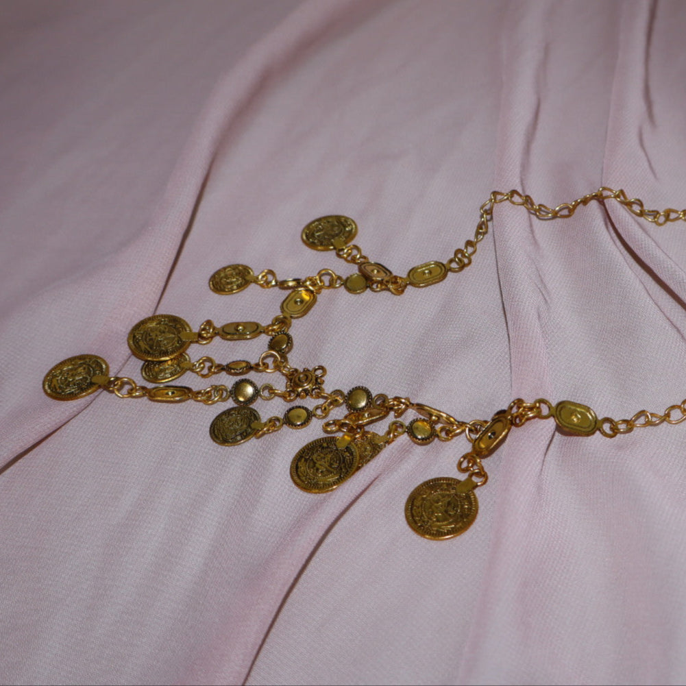 long bohemian pendant chain necklace