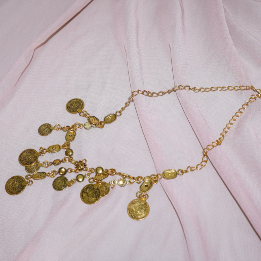 long bohemian pendant chain necklace
