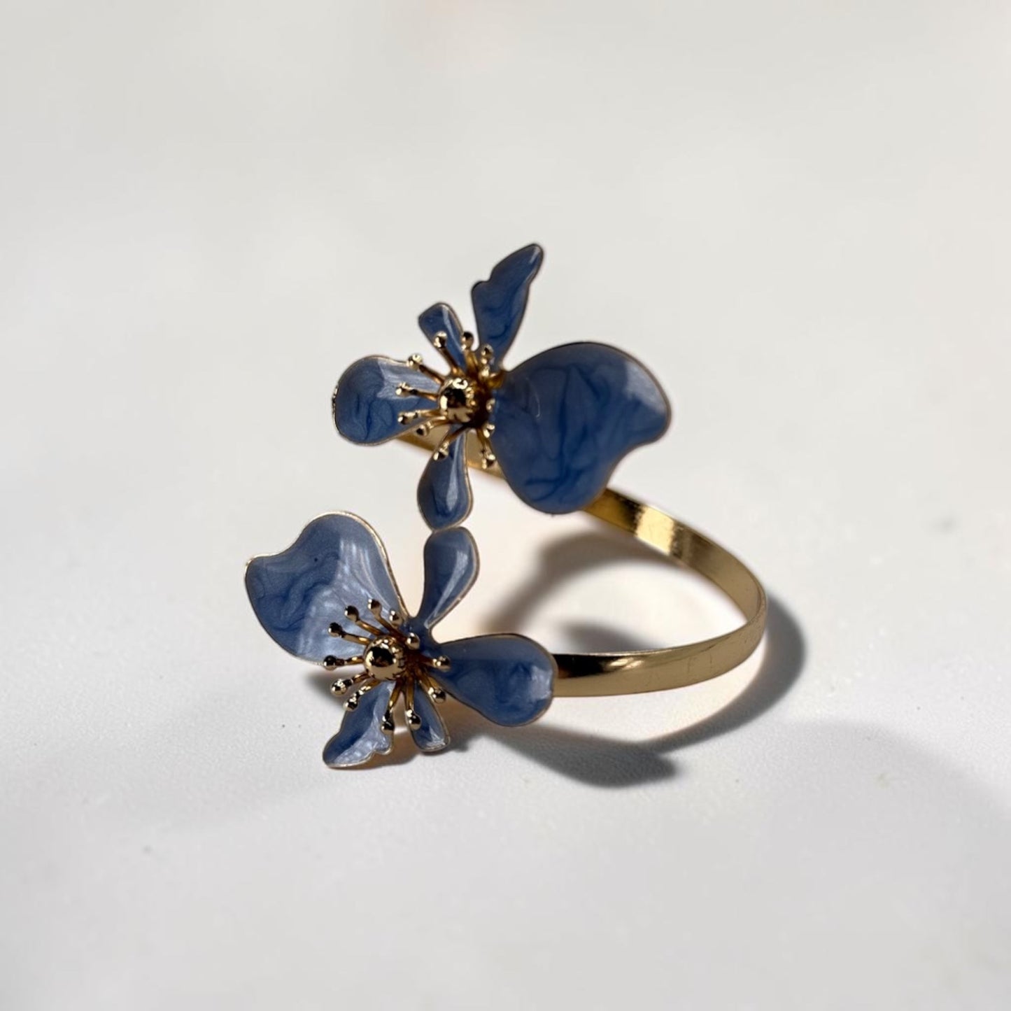 Sky Blue Butterfly Bangle