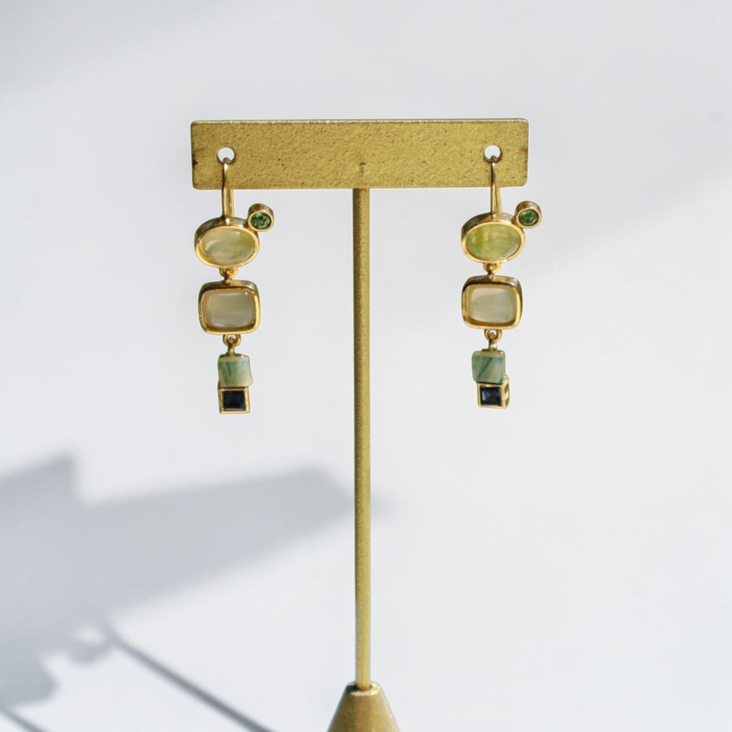 Golden Forest Drop Earrings