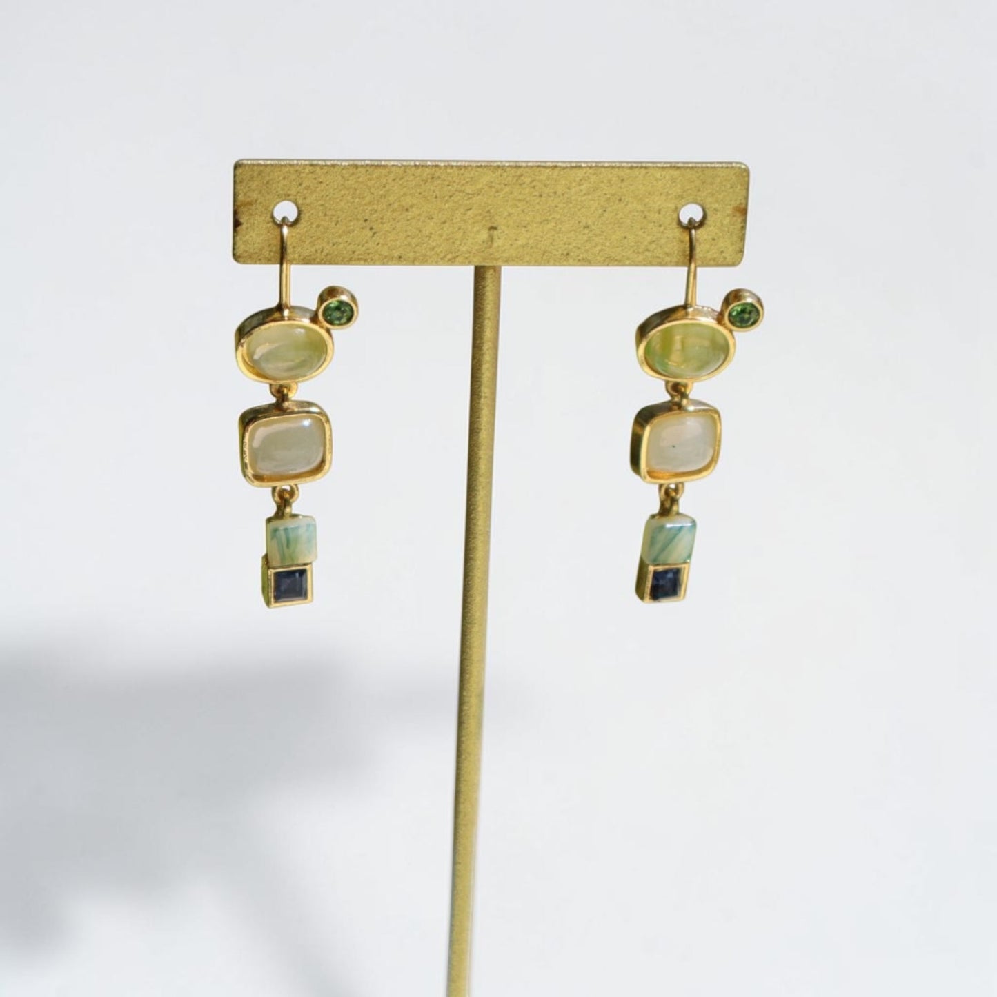 Golden Forest Drop Earrings
