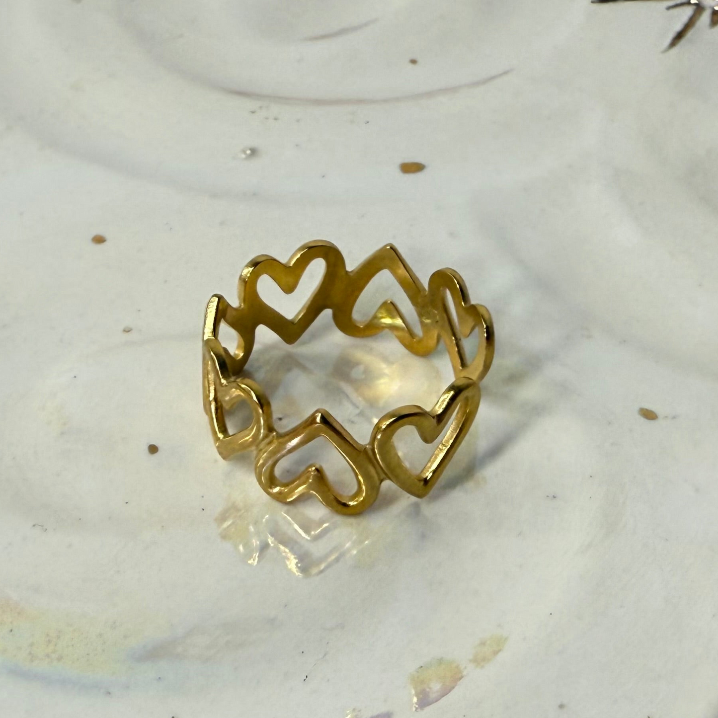 Heart Link Ring
