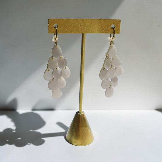 Pearl Veil Drop Earrings