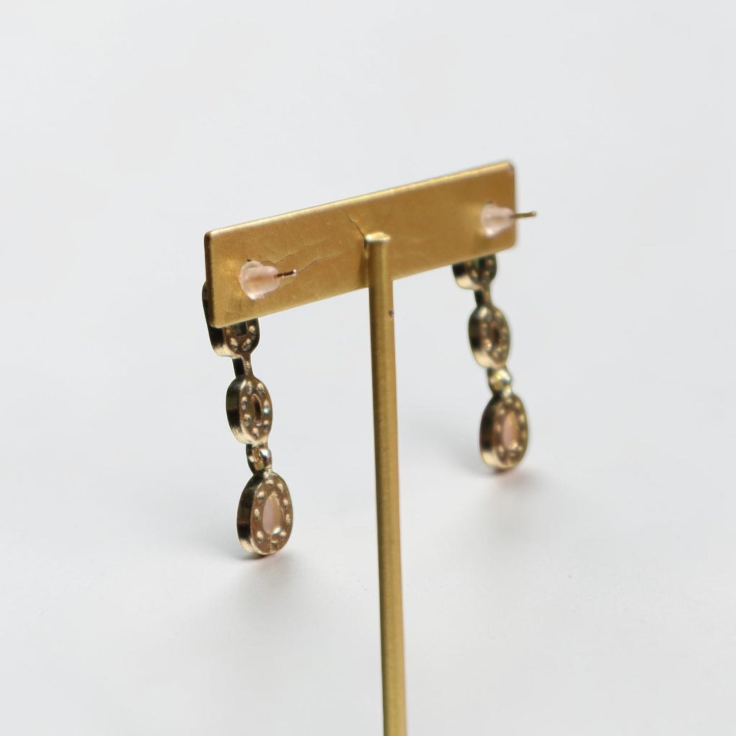 Blush Mosaic Drop Earrings
