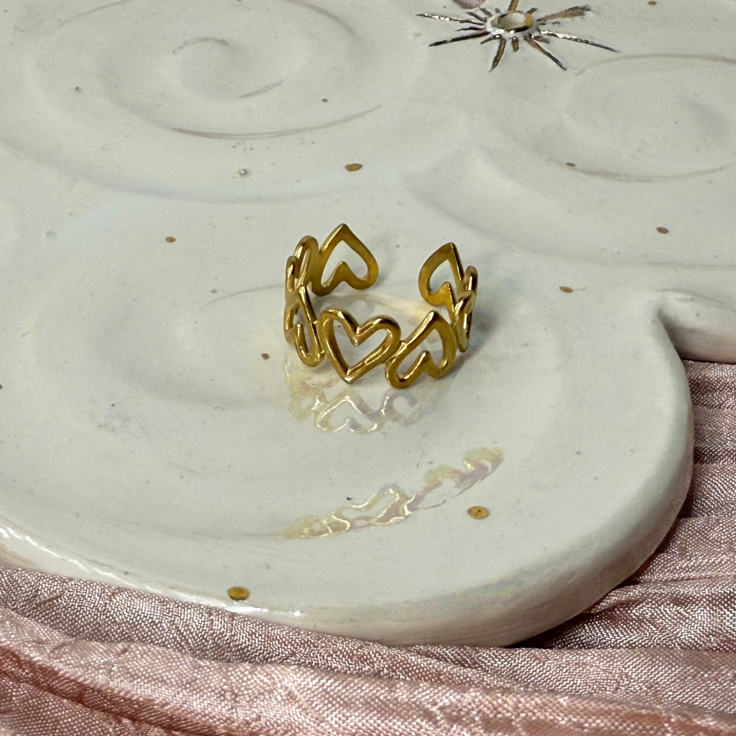 Heart Link Ring