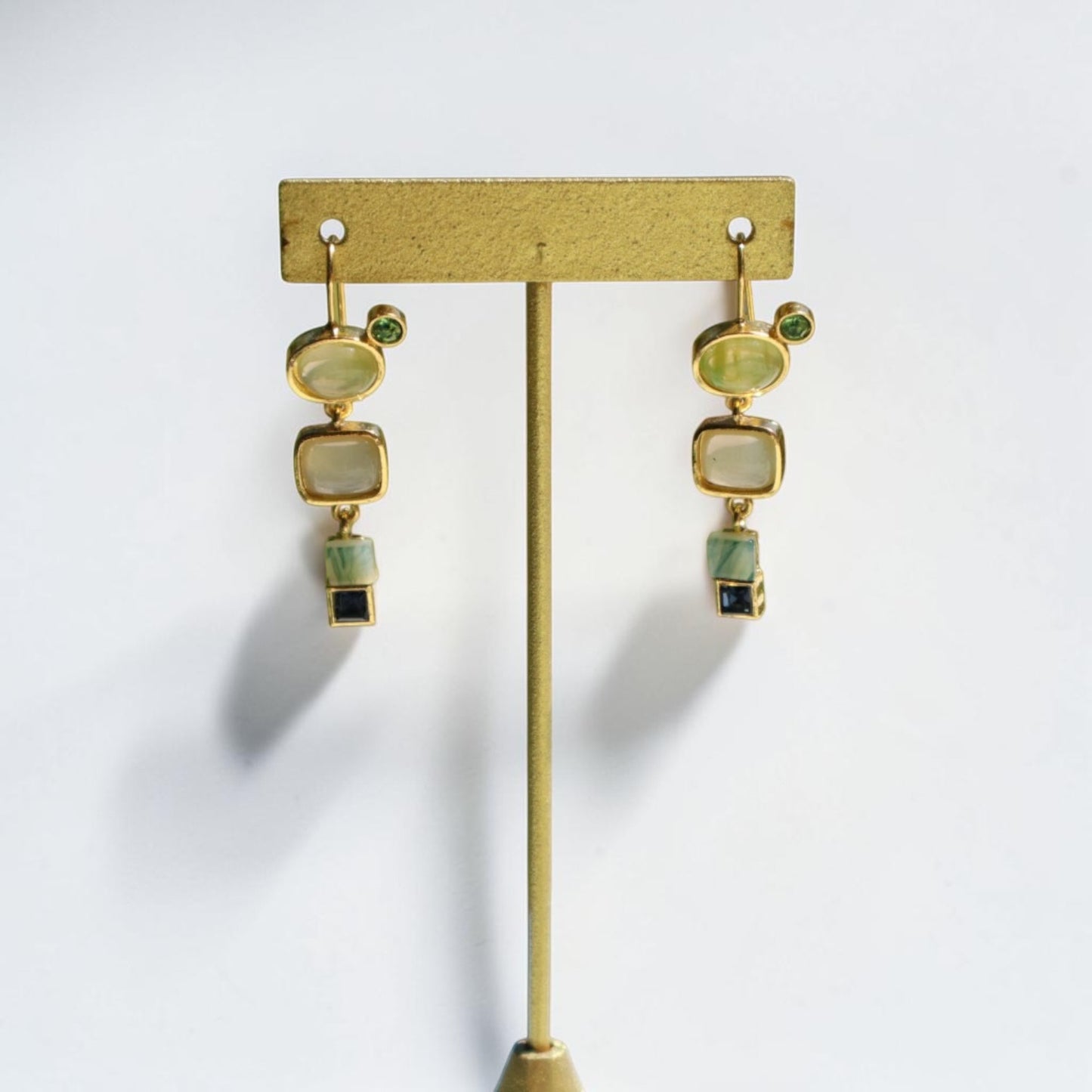 Golden Forest Drop Earrings