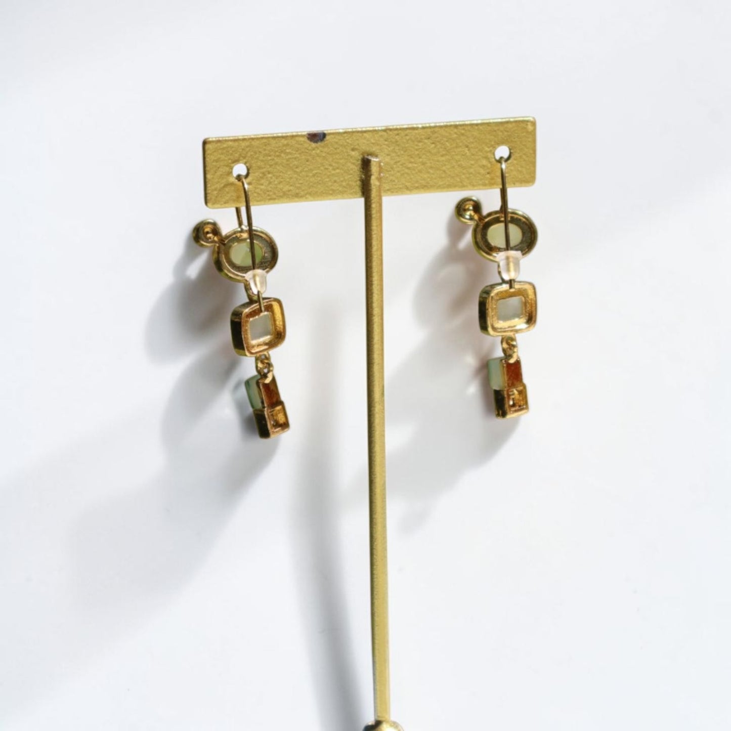 Golden Forest Drop Earrings