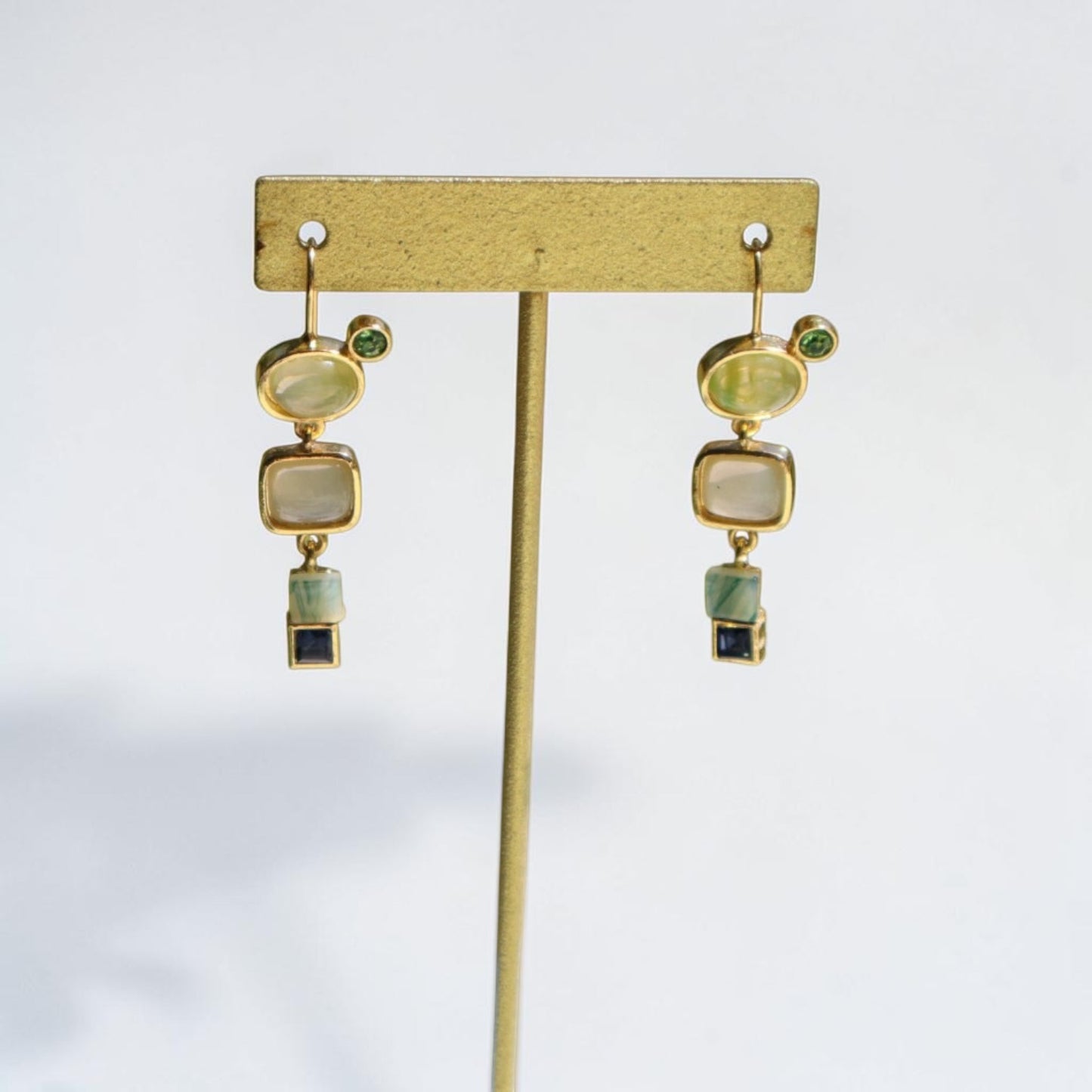 Golden Forest Drop Earrings