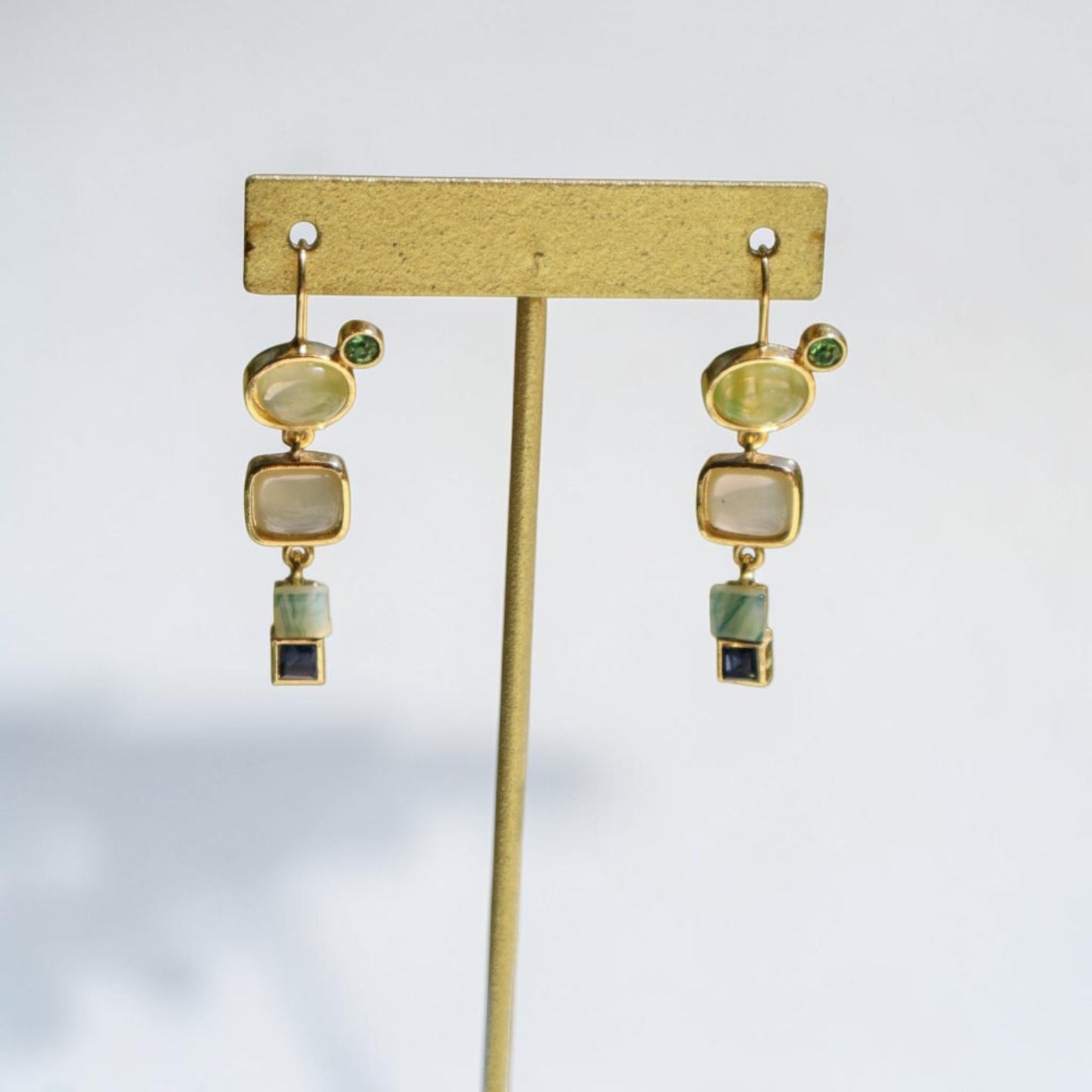 Golden Forest Drop Earrings