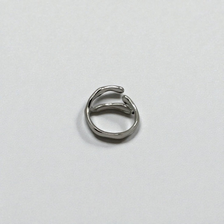 Liquid Flow Ring – Silver
