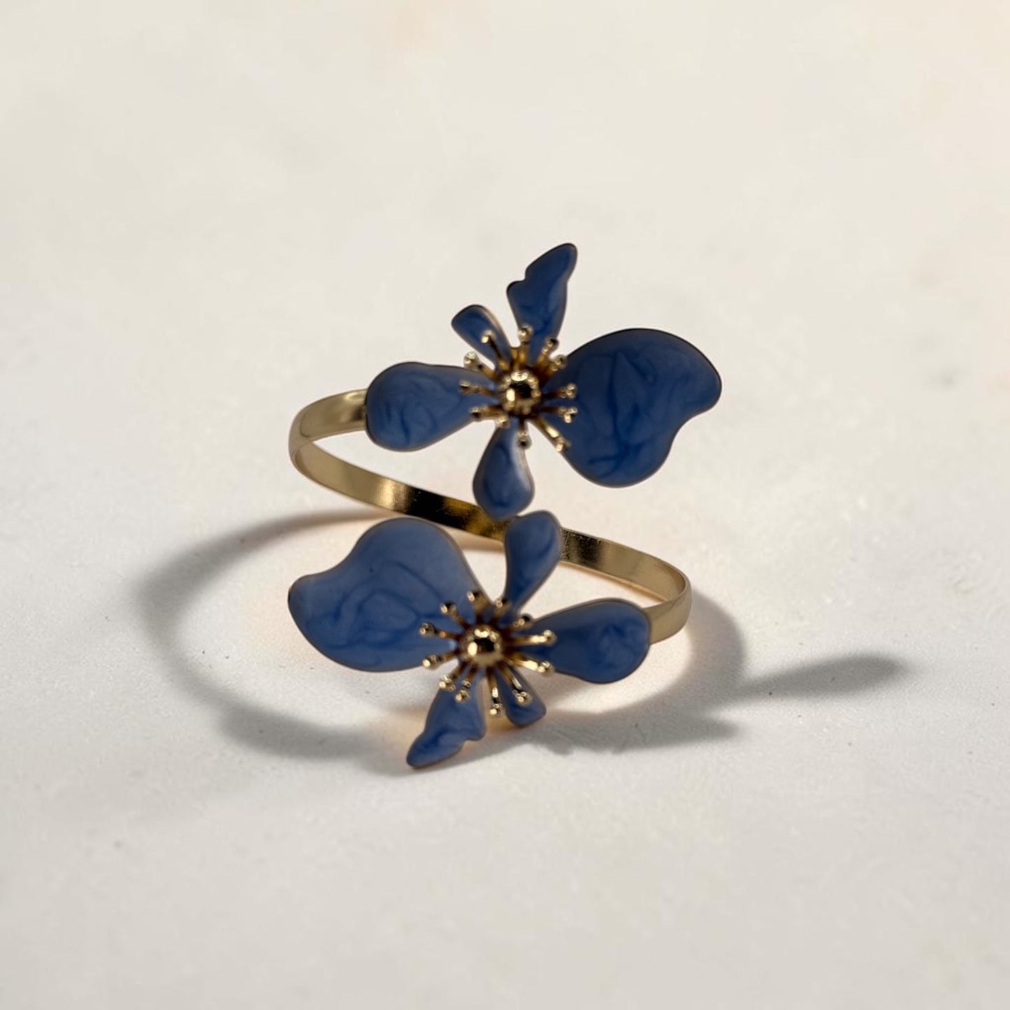 Sky Blue Butterfly Bangle
