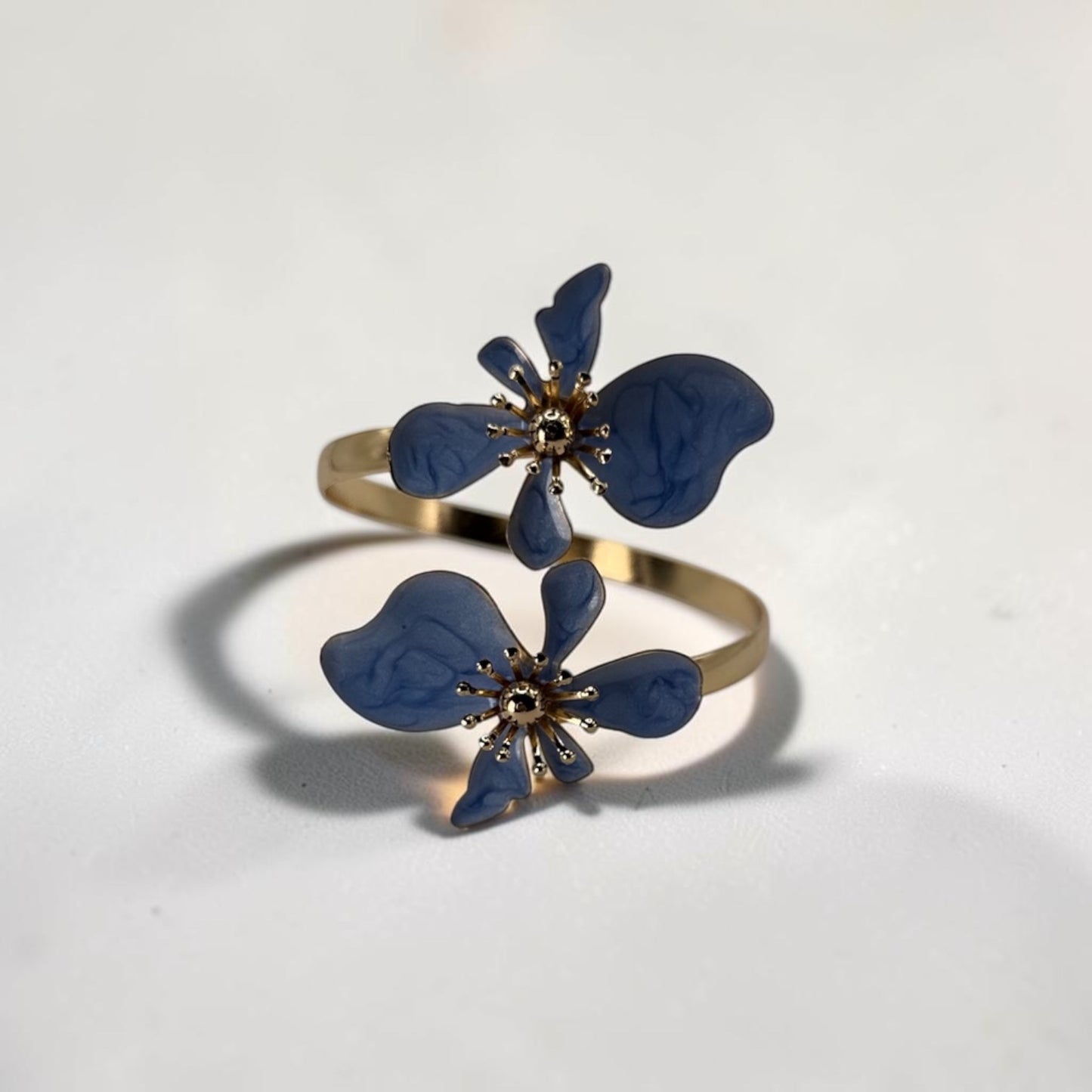 Sky Blue Butterfly Bangle