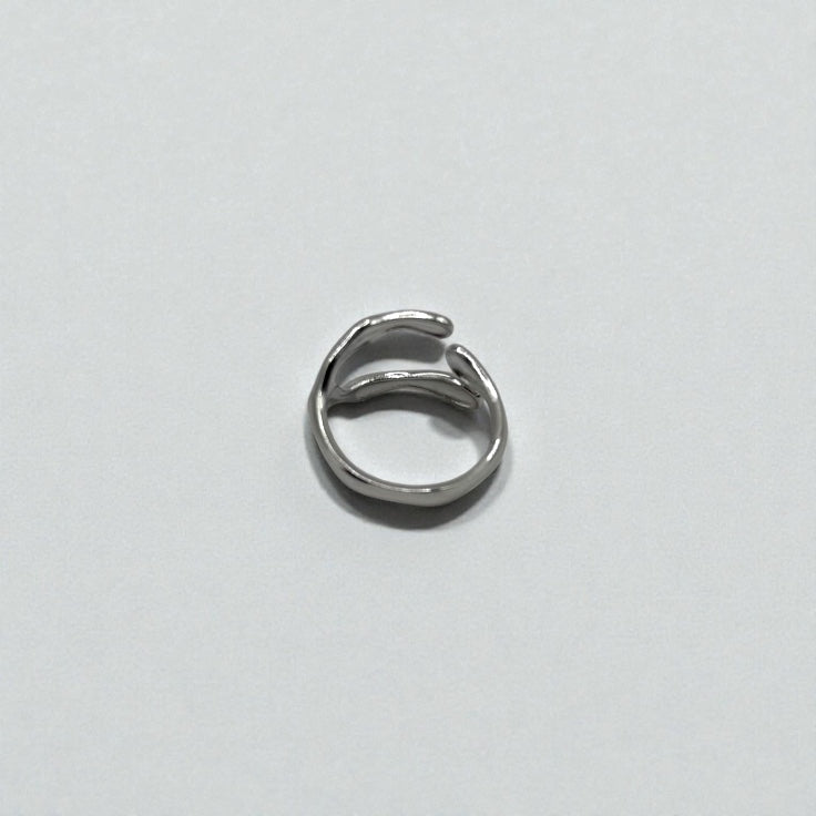 Liquid Flow Ring – Silver
