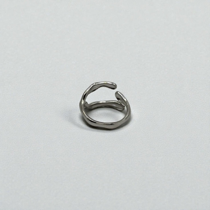Liquid Flow Ring – Silver