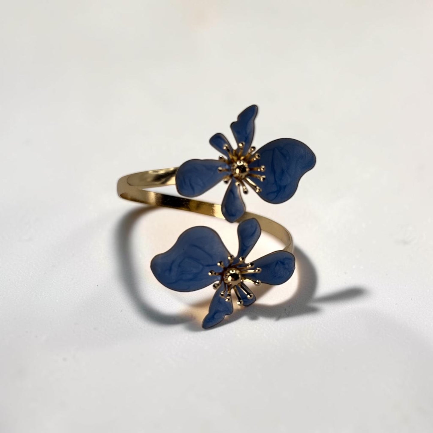 Sky Blue Butterfly Bangle