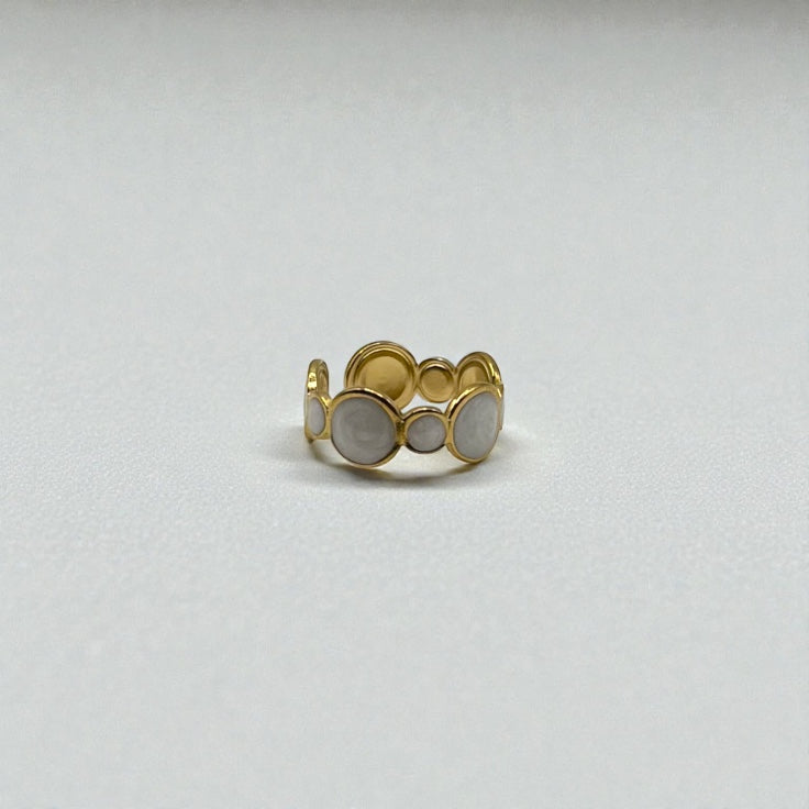 Luna Disc Ring – Gold