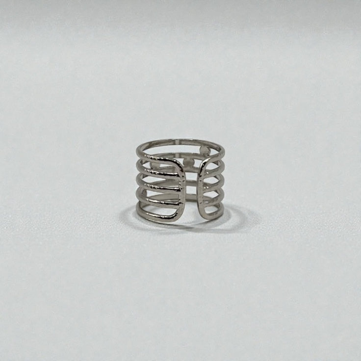 Midnight Orbit Ring – Silver