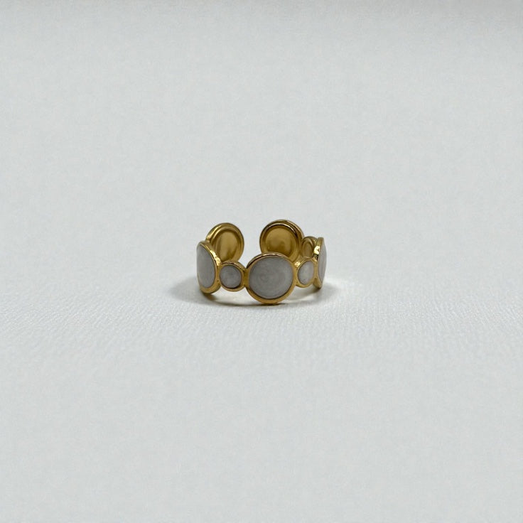 Luna Disc Ring – Gold